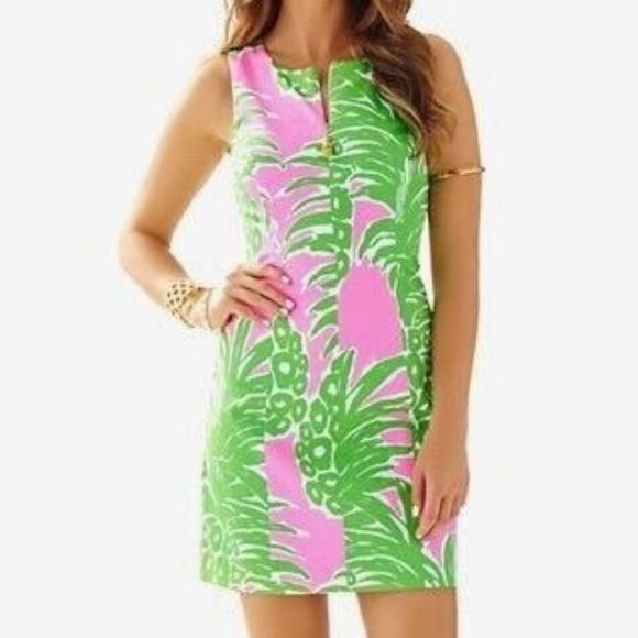 Lilly Pulitzer Dresses & Skirts - Lilly Pulitzer Mila Shift Dress in Pink Pout Flamenco Size 4